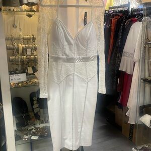 Entry white dress